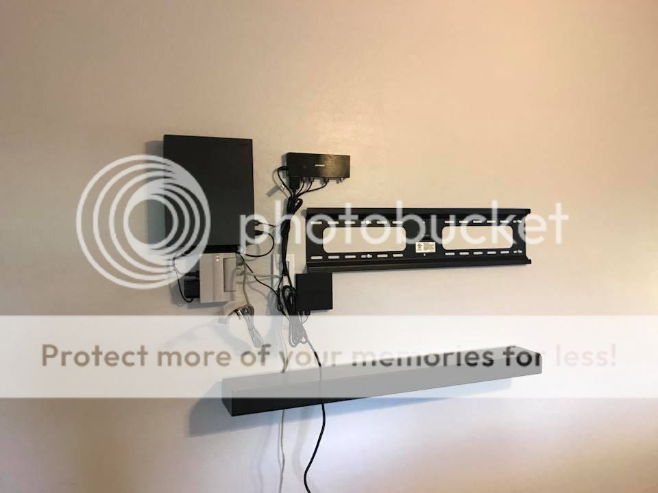 Xbox One X Wall Mounted